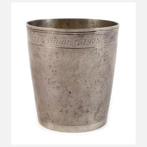 Silber Nürnberger Schlangenhautbecher