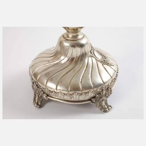 Silber Kerzenleuchter im Barockstil