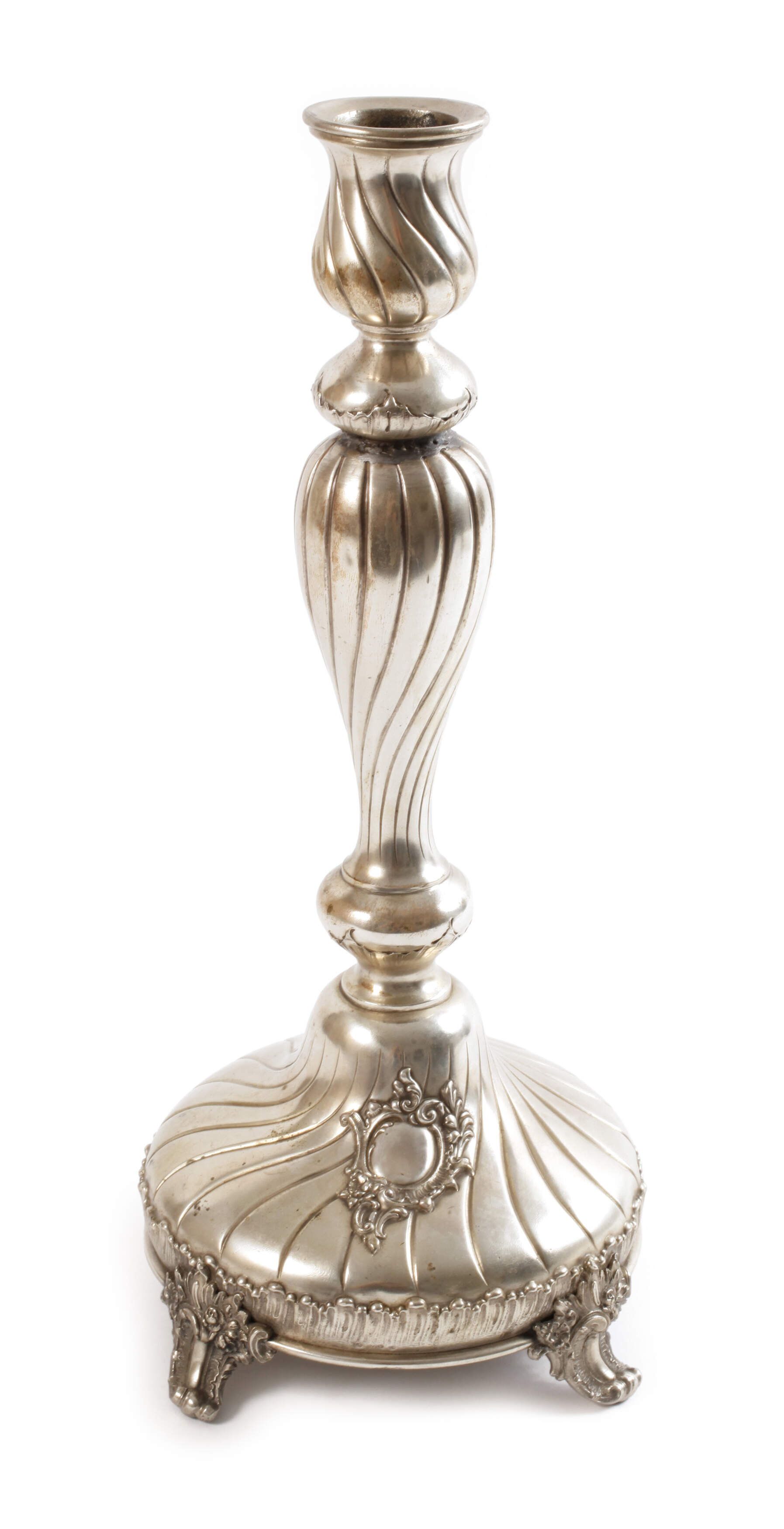 Silber Kerzenleuchter im Barockstil