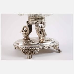 Silber Konfektschale Biedermeier