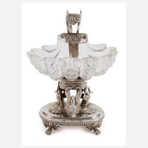 Silber Konfektschale Biedermeier
