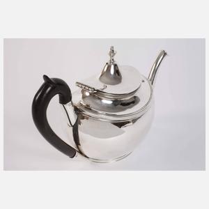 Silber schwere Teekanne Portugal