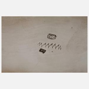 Silber schwere Teekanne Portugal