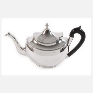 Silber schwere Teekanne Portugal