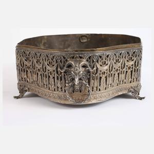 Klassizistische Silberjardiniere