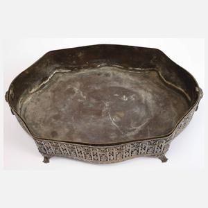 Klassizistische Silberjardiniere