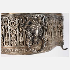 Klassizistische Silberjardiniere