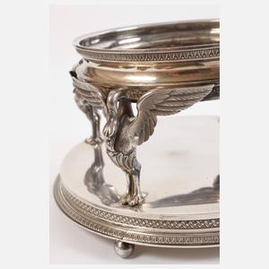 Silber Paar Weinflaschenhalter