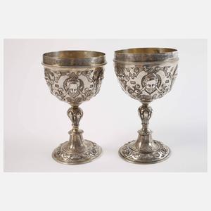 Silber Doppelbecher Hanau