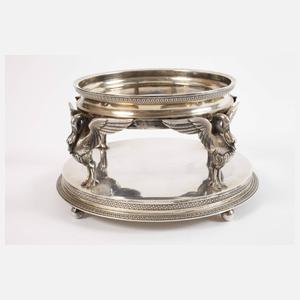 Silber Paar Weinflaschenhalter