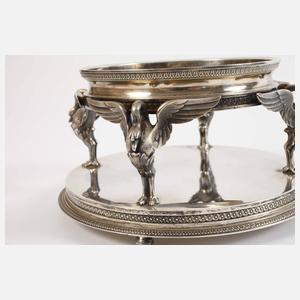 Silber Paar Weinflaschenhalter