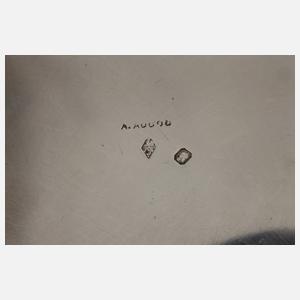 Silber Paar Weinflaschenhalter