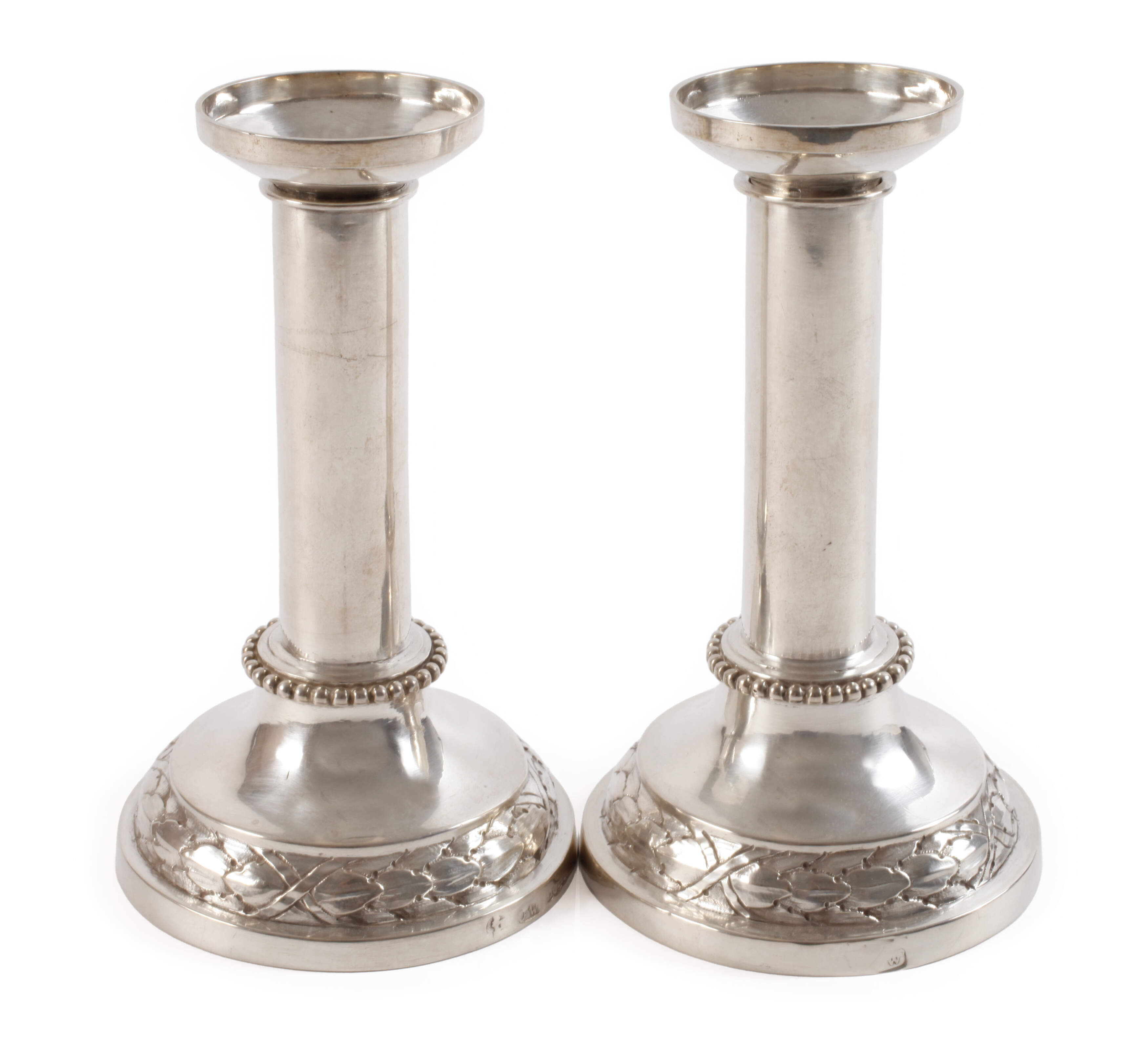 Paar Berliner Silberleuchter