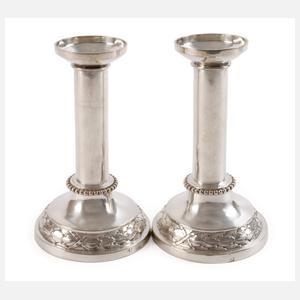 Paar Berliner Silberleuchter