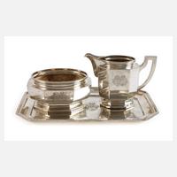 Silber Zucker/Sahne-Set aus Adelsbesitz111