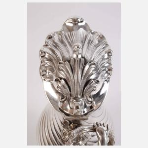 Silber Prunkkaraffe im Barockstil
