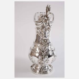 Silber Prunkkaraffe