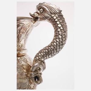 Schwere Silberkanne Italien