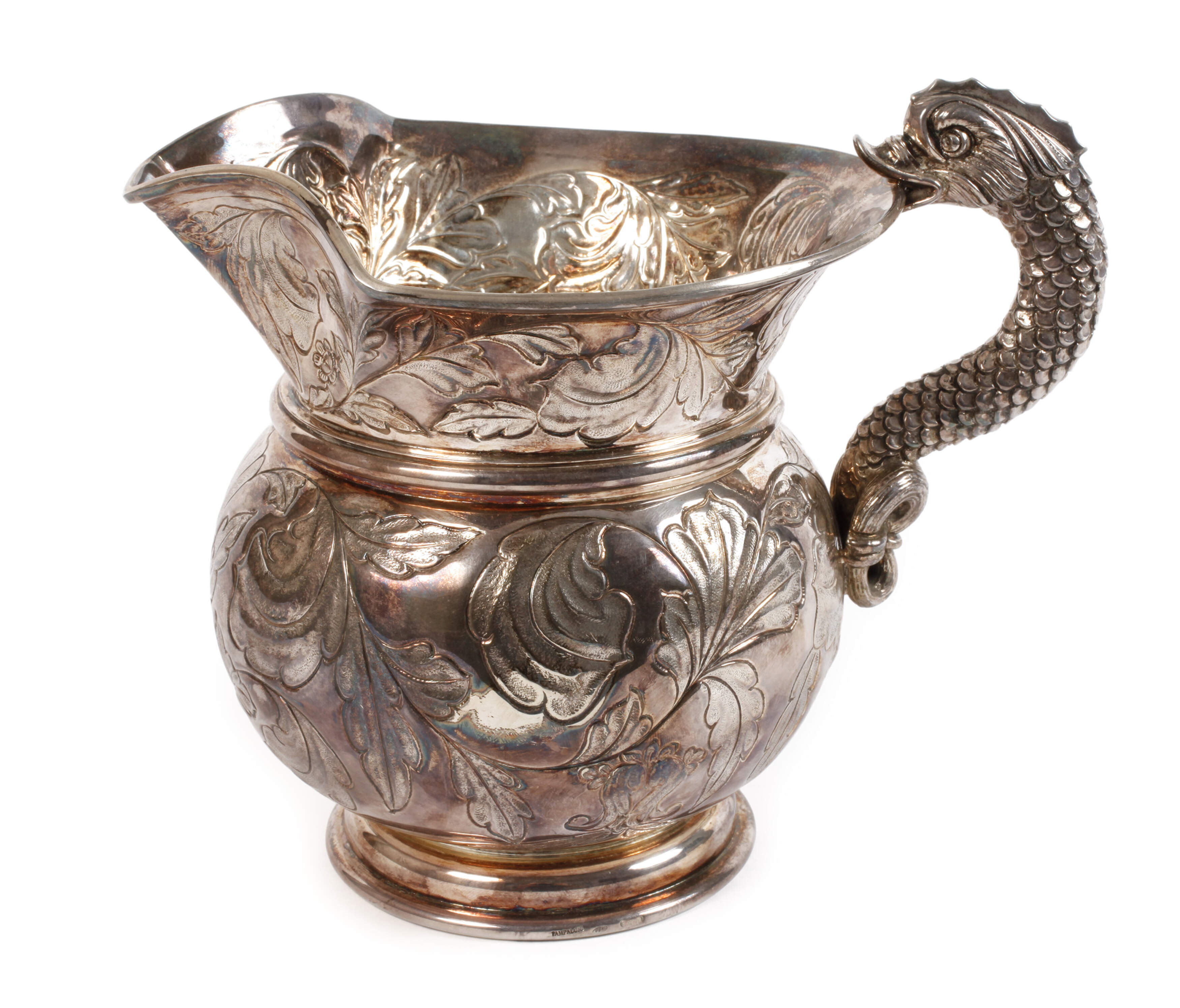 Schwere Silberkanne Italien