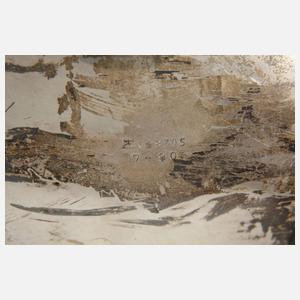 Silber Teekanne im Barockstil