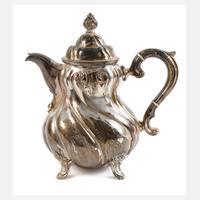 Silber Teekanne im Barockstil111