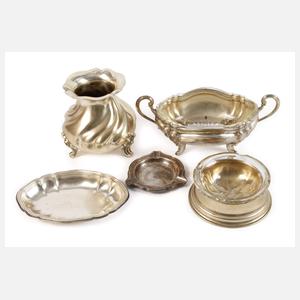 Konvolut Silberteile im Barockstil
