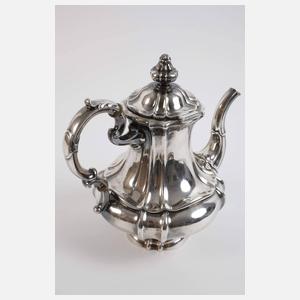 Silber Kaffeekernstück im Barockstil