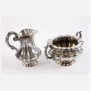 Silber Kaffeekernstück im Barockstil