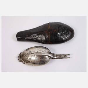 Silber Reise-Klapplöffel Zittau