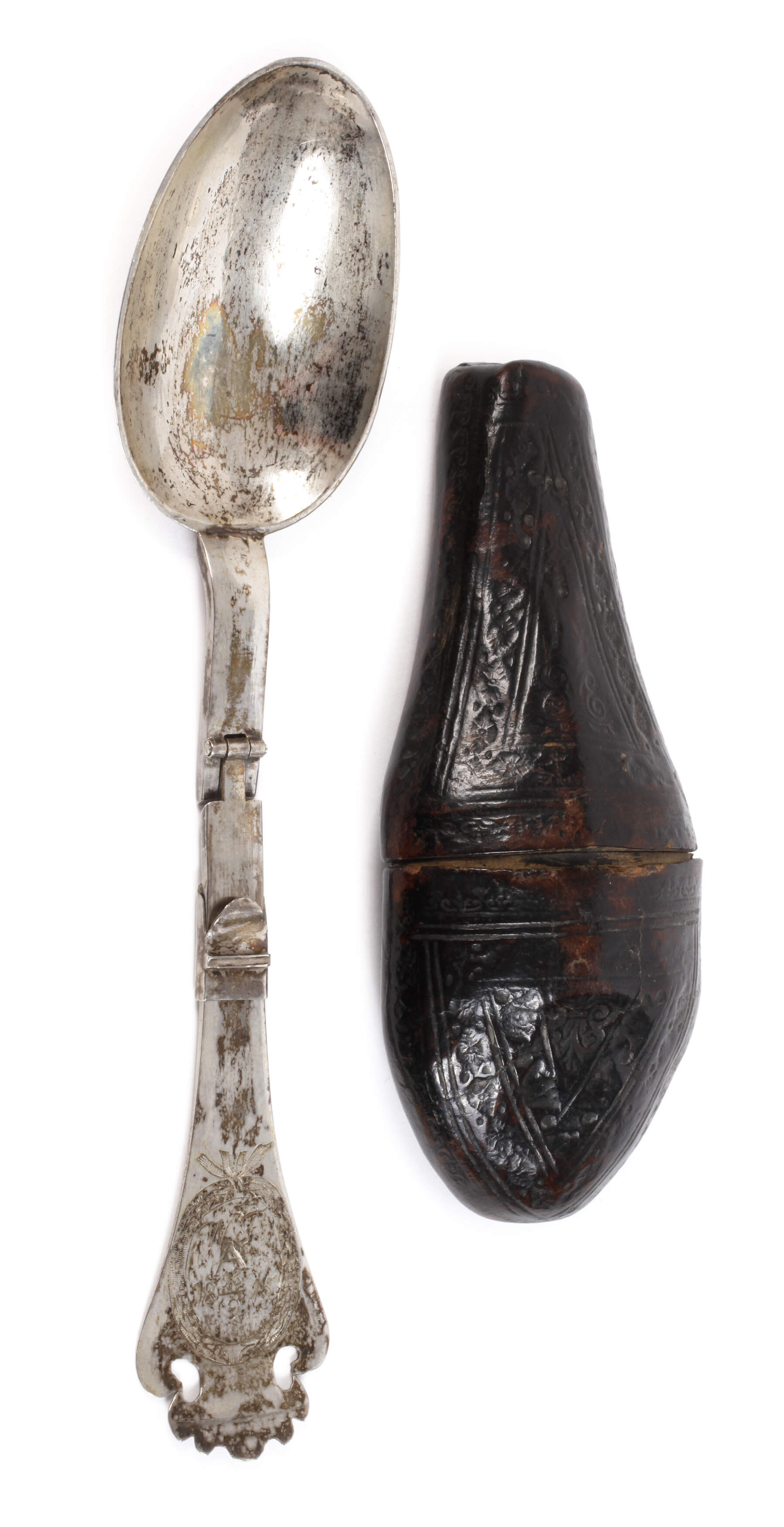 Silber Reise-Klapplöffel Zittau