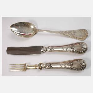 Silber Speisebesteck Historismus