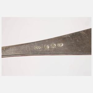 Silber sechs Speiselöffel Historismus
