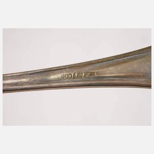 Silberbesteck für zwölf Personen