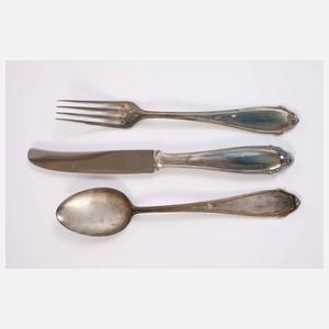 Großes Silberbesteck