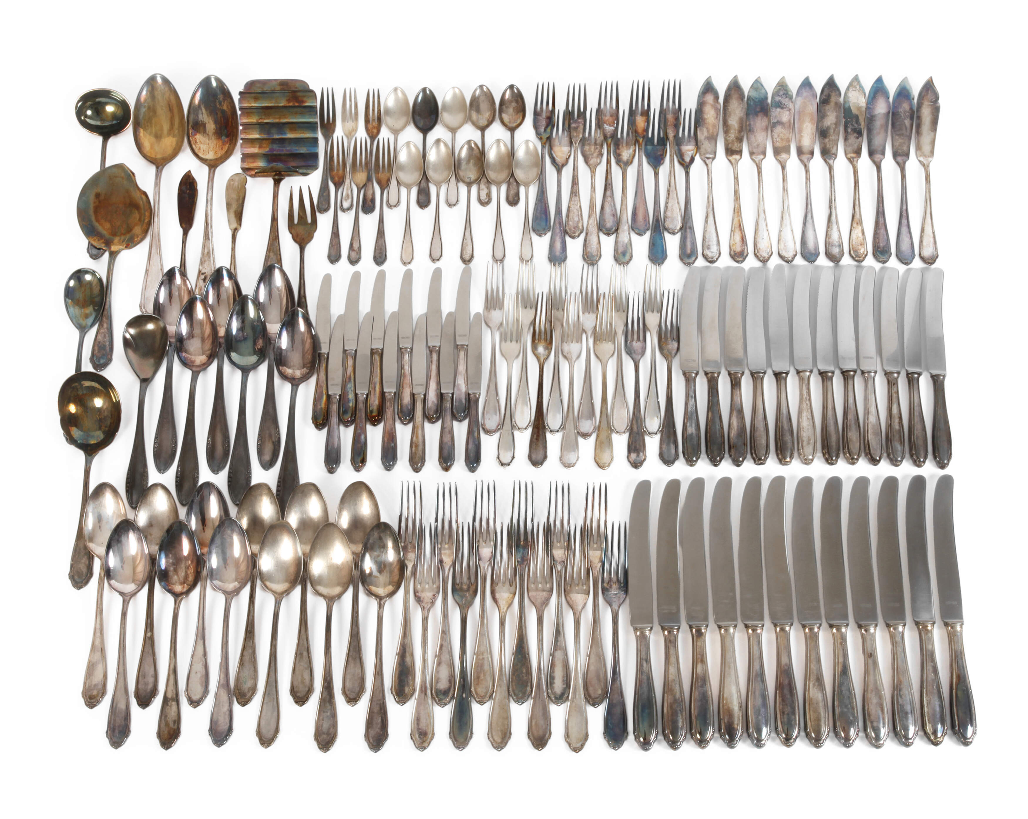 Großes Silberbesteck