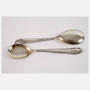 Silber acht Eislöffel