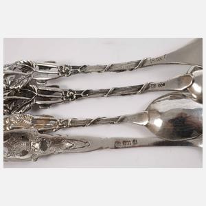 Silber Dessertbesteck