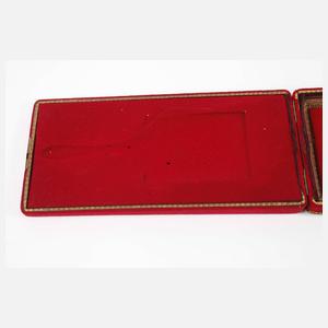 Silber Handspiegel im Etui