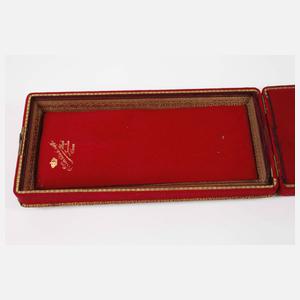 Silber Handspiegel im Etui