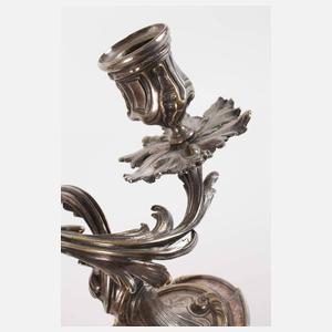 Paar Kerzenleuchter Christofle