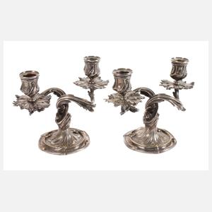 Paar Kerzenleuchter Christofle