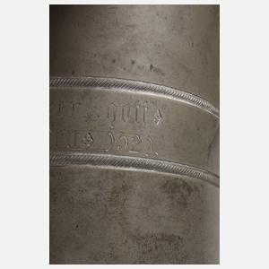 Paar seltene Portrait-Becher Martin Luther