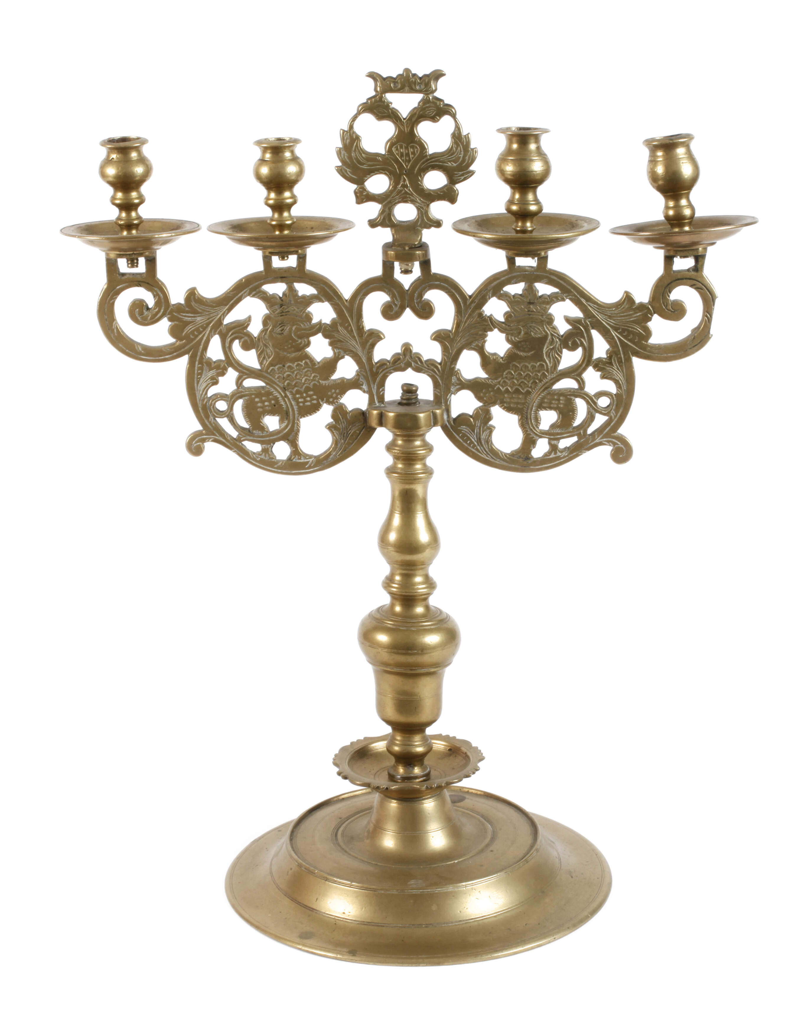 Großer Messingleuchter