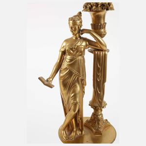 Paar große klassizistische Girandolen