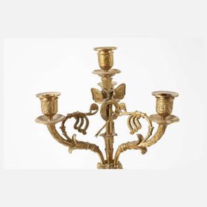 Paar große klassizistische Girandolen