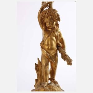 Paar figürliche Kandelaber