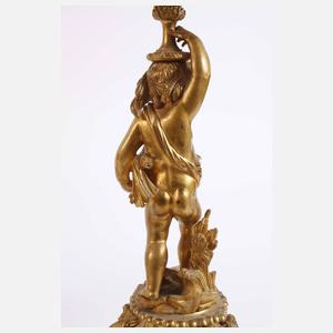 Paar figürliche Kandelaber