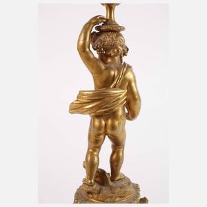 Paar figürliche Kandelaber