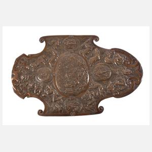 Nachbildung eines Renaissanceschildes