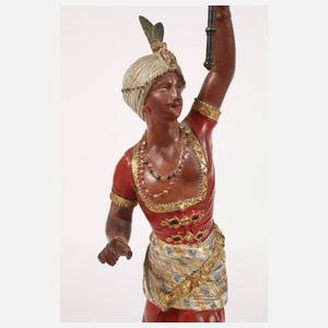 Figürliches Leuchterpaar als Orientalen